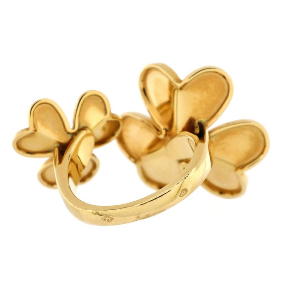 Van Cleef & Arpels Frivole Ring 18K Yellow Gold w/Diamonds size 5.75 Hold Hold - Picture 6 of 15